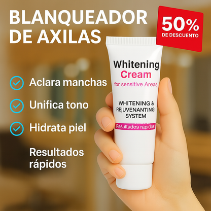 ¡OFERTA DE HOY! ⌛CREMA BLANQUEADORA PARA AXILAS +ENVIO GRATIS 🏡🚚